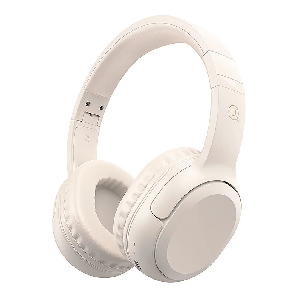 Audífonos auriculares inalámbricos USAMS 40hs 5.3 Beige YG23