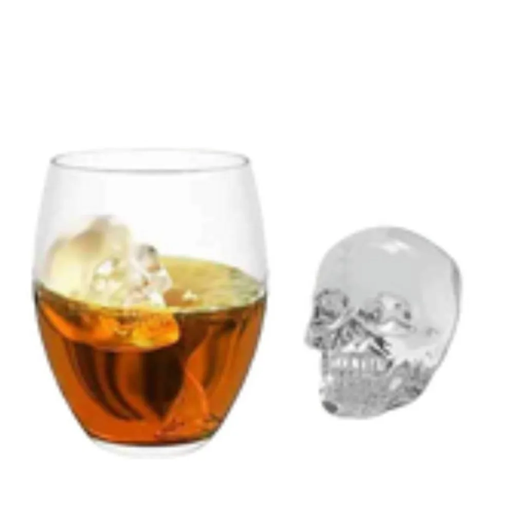 Molde de silicona cabeza de  calavera grande