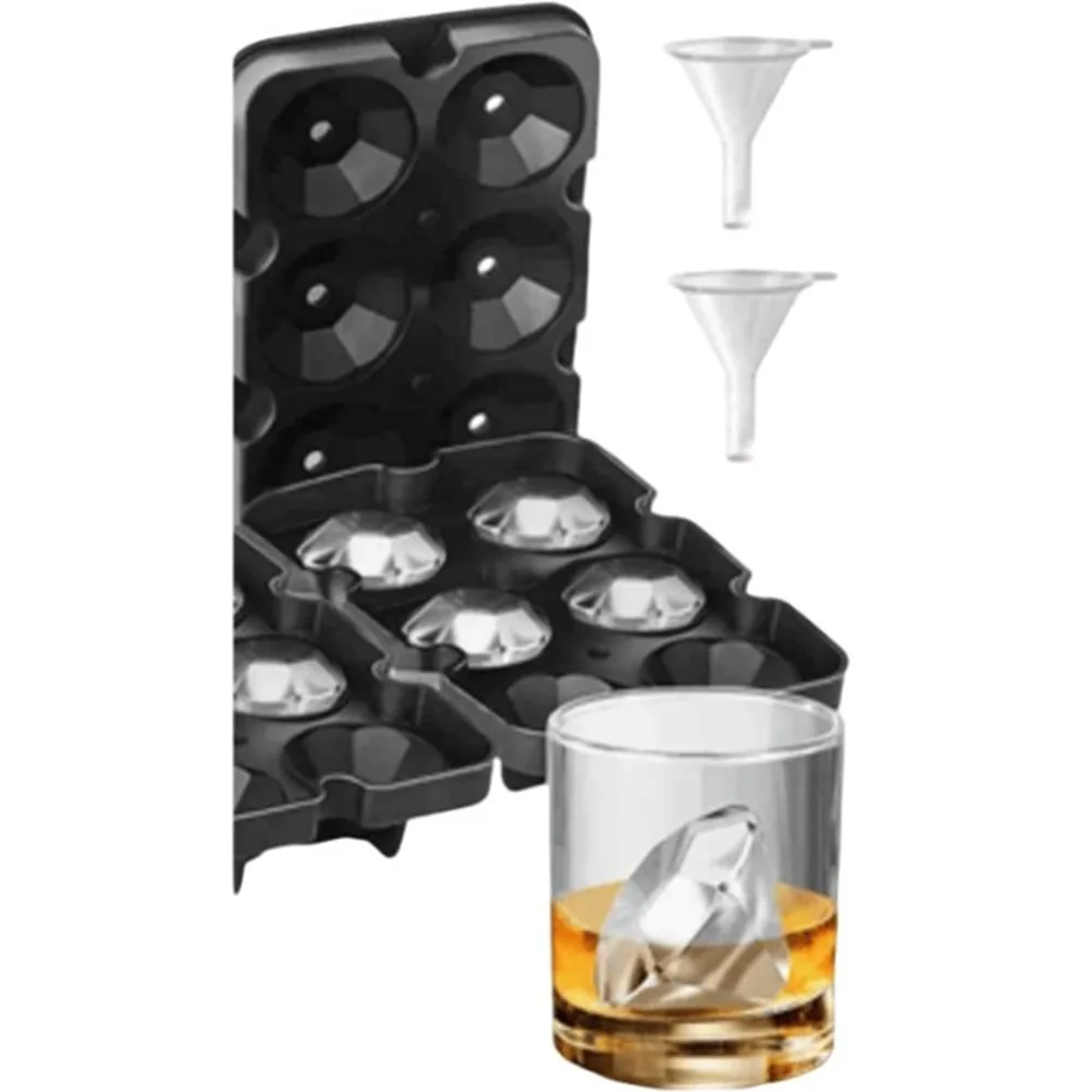 Molde de silicona forma de diamante para 06 cavidades