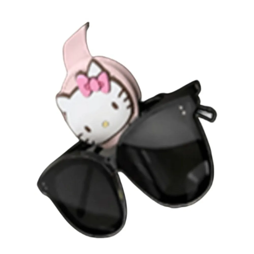 Porta lentes para carro  Hello Kitty rosado