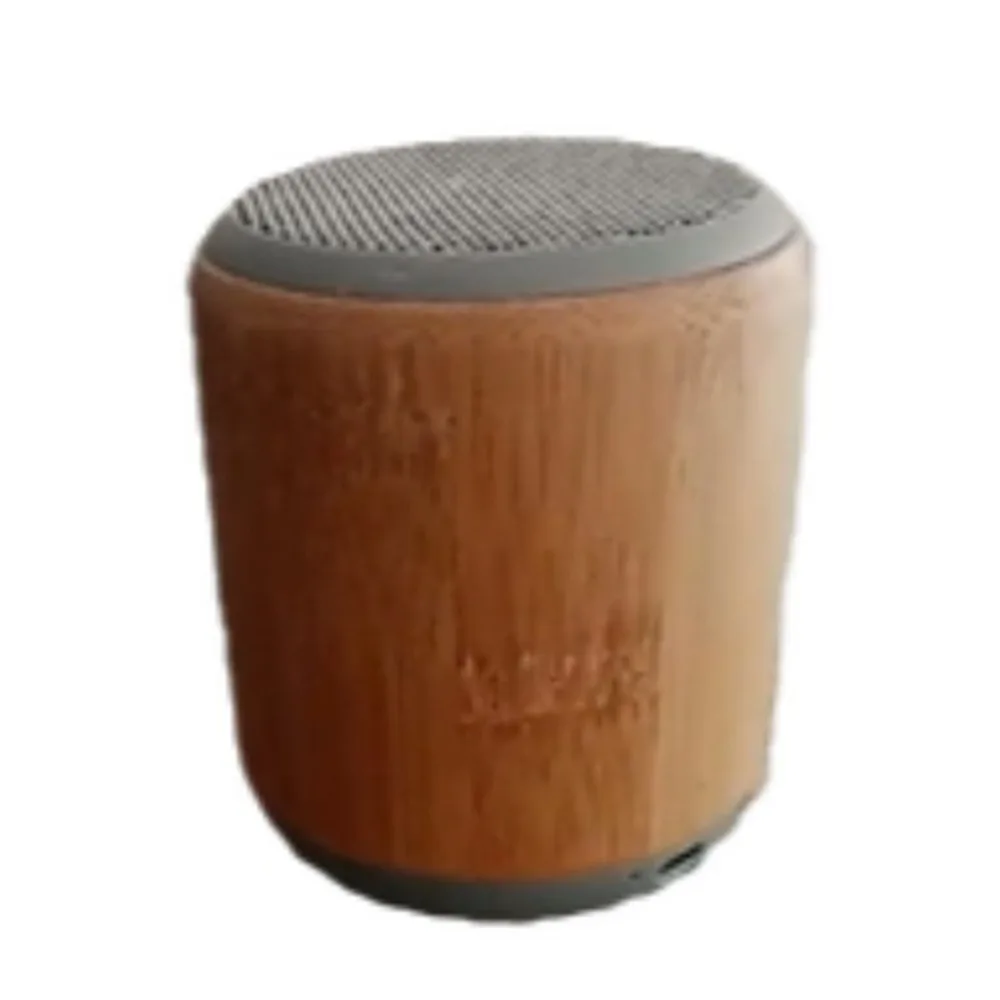 Parlante portátil de bambú