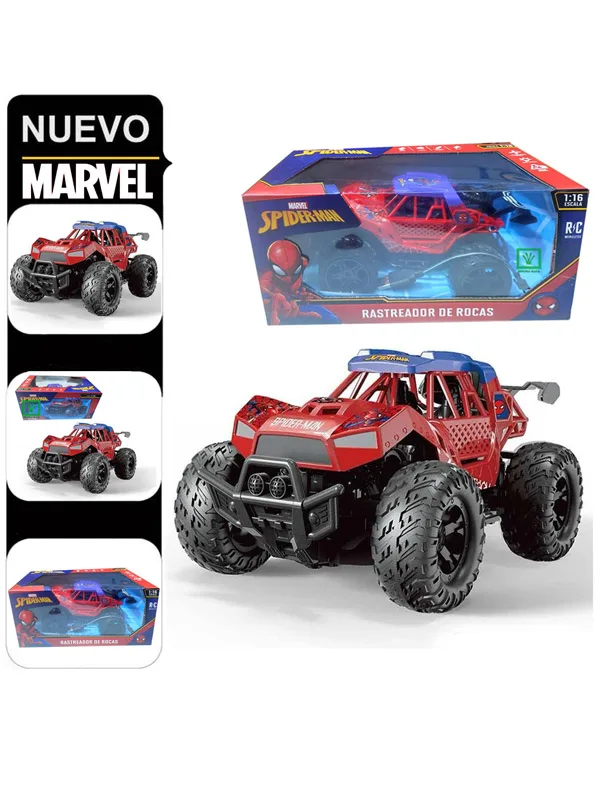 Carro Rastreador de Rocas SPIDER-MAN con Control