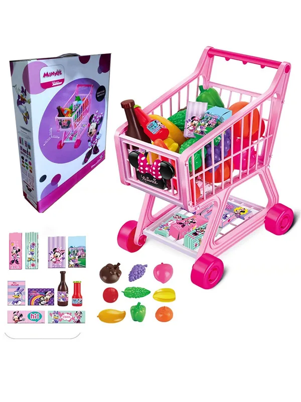 Juguete Carrito de Compras Supermercado Minnie Mouse