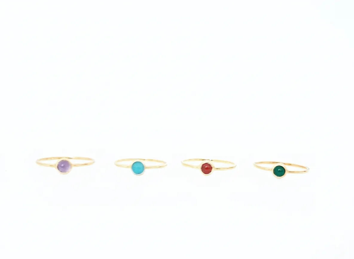 ANILLO PLATA ENCHAPE ORO PIEDRA NATURAL