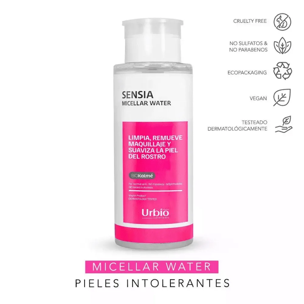 Agua Micelar Sensia para Piel Sensible