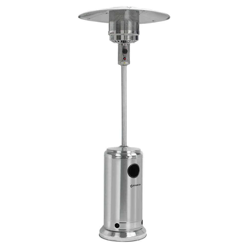 Estufa de patio acero inoxidable a gas PHS130