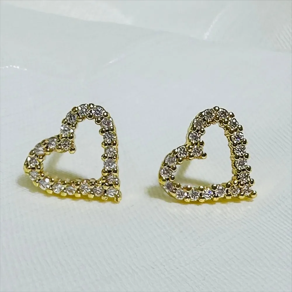 ARETE CALADO CORAZÓN STRASS