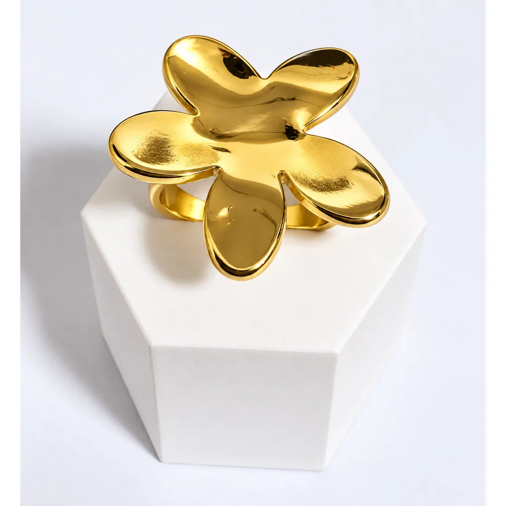 ANILLO FLOR DORADA