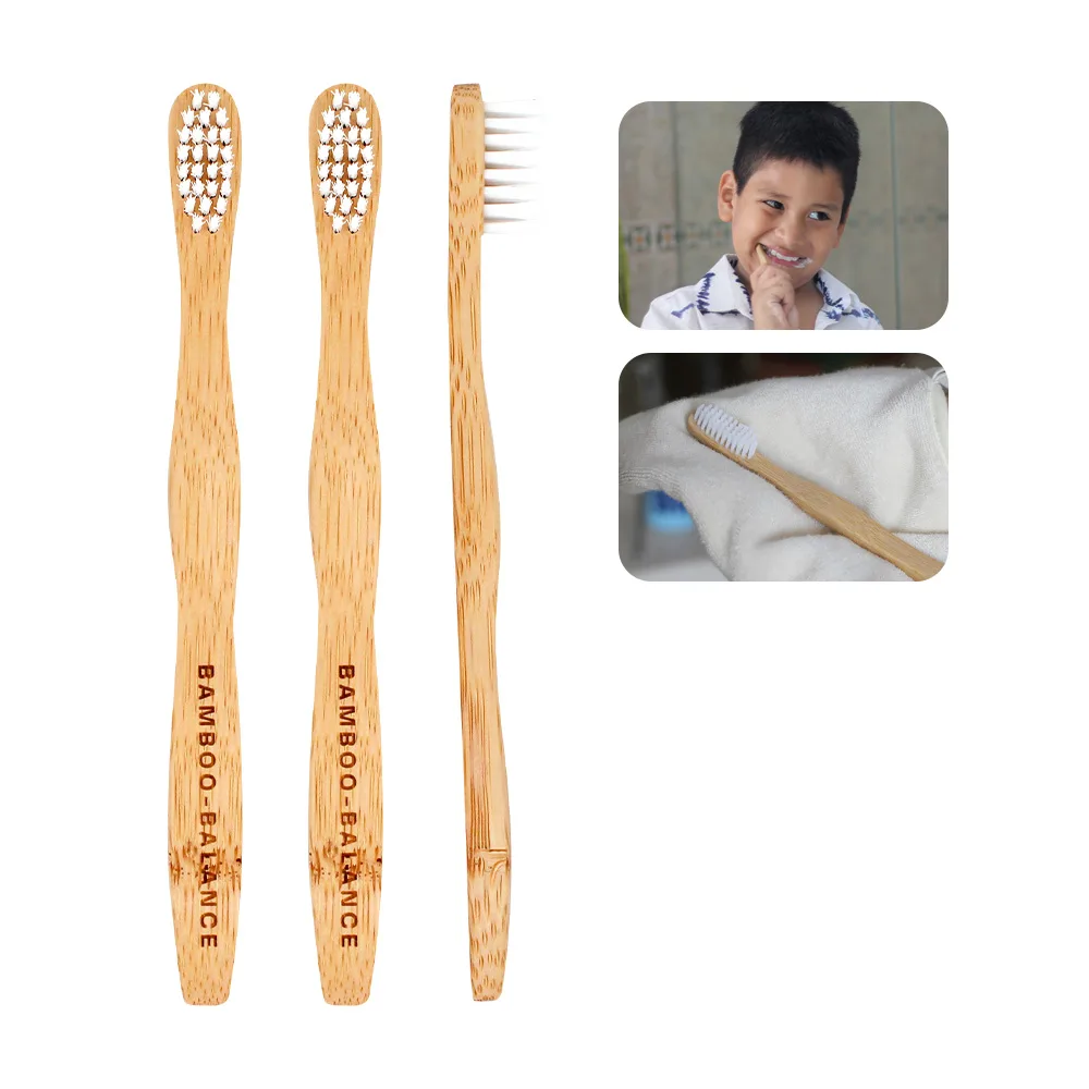 Cepillo de Dientes de Bambú Tripack Niños