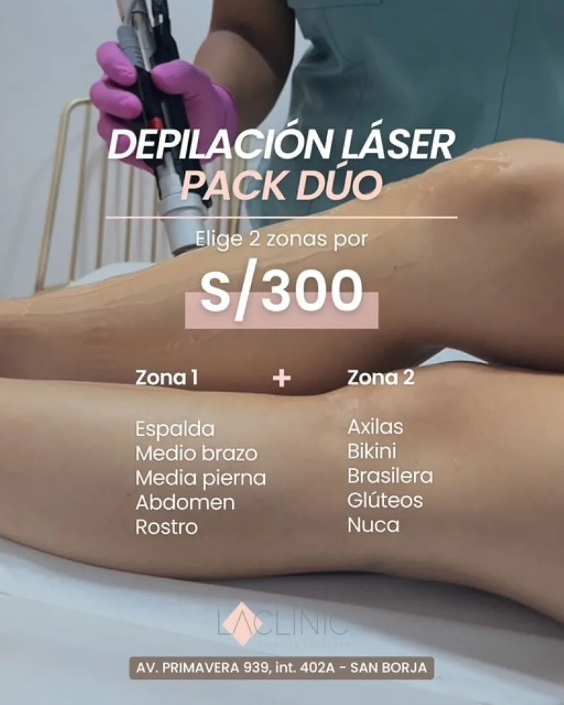Depilación Láser Pack Dúo