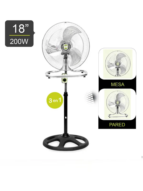Ventilador Pedestal De 18 200 W BK-8218VI