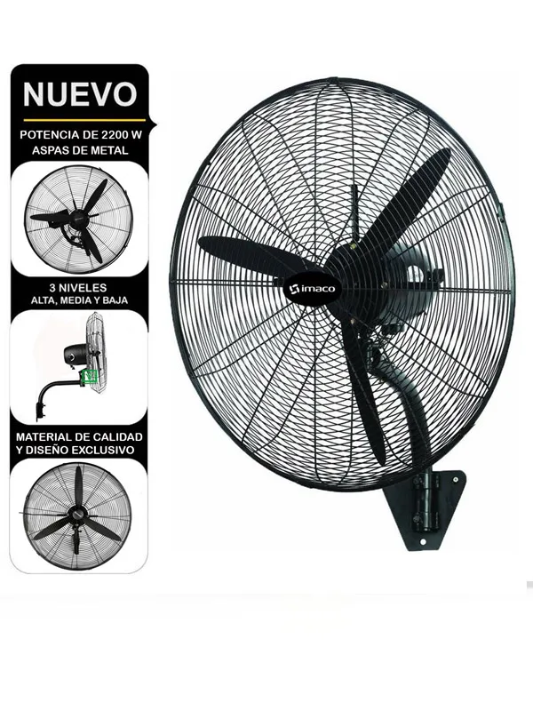 Ventilador De Pared Industrial Imaco WF2630 220W